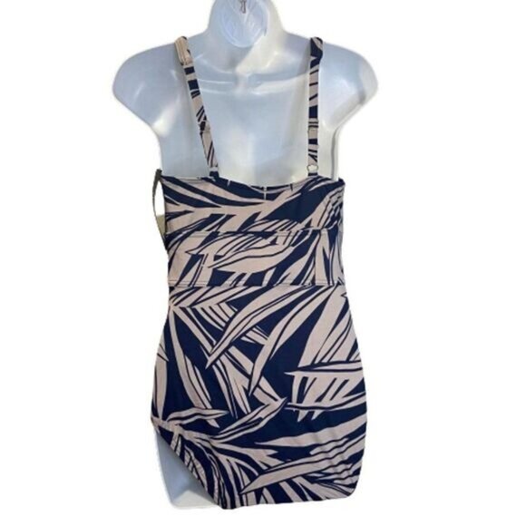 Dreamsuit Miracle Brands Women One Piece Swimsuit Tropical Keyhole Slimming - Picture 3 of 8